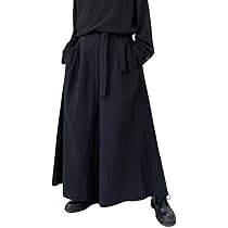 Amazon | [YoniStar] 袴 メンズ ワイドパンツ ガウチョパンツ 袴パンツ 