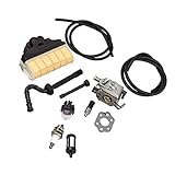 F Fityle 交換キャブレター　リペアキット　エアフィルター　燃料ラインプライマーバルブ　高品質　耐久性