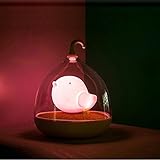 Bigban Bedroom LED Nightlight Lamp Touch Sensor Bird Light Home Decor (Pink) [並行輸入品]