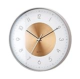 インターフォルム 掛け時計 ノルテ CL-4090 コッパー ウォームグレー ホワイト スイープムーブメント