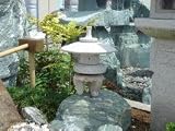 雪見燈籠(1尺・丸型)【錆び石】
