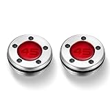 ROYMADE 5g/10g/15g/20g/25g/30g/35g/40g 1ペア (2個) ゴルフパターウェイト ゴルフクラブヘッドウェイト スコッティキャメロンパター用 ゴルフアクセサリー (赤色 45g重量2個)