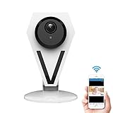 ベビーモニター　見守りカメラ ネットワーク　ワイヤレス　子育て応援アイテム　720P100万画素　スマホ/ipad/パソコン対応　FSK-812Dホワイト