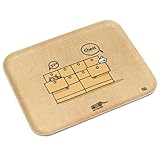スタジオトロッコ ネコダラ トレイ サイズM角 (チェストは閉めておこうね) トレー お盆 ねこ ネコ 猫 ねこだらけ ねこまみれ 食洗機対応 電子レンジ対応 四角 長方形 ランチョンマット 日本製