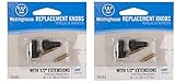 On/Off Replacement Knob (4-Pack, Black) [並行輸入品]