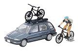 トミーテック (TOMYTEC) トミカリミテッドヴィンテージ ネオ 1/64 LV-N297c ホンダ シビックシャトル RT X 青 90年式 フィギュア、マウンテンバイク付 完成品 339045