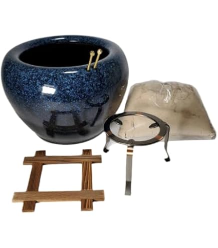 Amazon.co.jp: 黒漆塗り大名火鉢 暖房 手焙り 骨董品 : おもちゃ