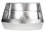 アリエル30 " x 21 "ステンレススチールFarmhouse Kitchen Sink