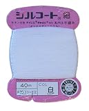 カナガワ シルコートボタン付け糸 細口 30番 白 40m