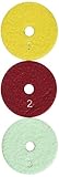 Toolocity JHXR0211 4-Inch JHX Plus 3-Step Diamond Polishing Pads, Set of 3 by Toolocity