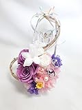 【プリザーブドフラワー／ガラスの靴リングピロー／ウェディング】ラプンツェルの金色の髪の魔法とプリンセスの自由と幸せ【リボンラッピング付き／送料無料】