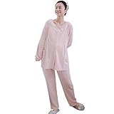 (アビコ)ABICO マタニティ 可愛い パジャマセット 授乳パジャマ 授乳服 授乳口付き フリル付き襟 前開き ゆったり 快適 ウエスト調節 部屋着 厚手 ルームウェア