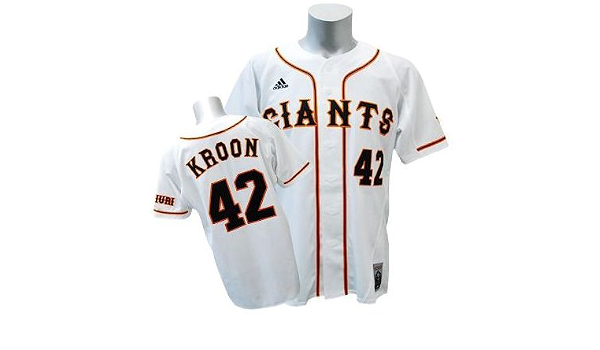 Amazon Co Jp アディダス Adidas 読売ジャイアンツ 42 マーク クルーン レプリカ ユニフォーム 2011 ホーム Xo ウェア シューズ スポーツ アウトドア