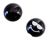 JASPA クリエイト シンプルデザイン アンテナマスコット サングラス ブラック 日本製 X131
