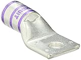 Panduit LCAX4/0-38-X Flex Conductor Lug, One Hole, Standard Barrel With Window, 4/0 AWG Code Conduct