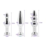 Dagly(TM) （1の3）シルバーステンレス鋼アンアルビーズバットP1のUGインサート金属アンアルP1のUGアンアル製品をYSするにはYSに設定され、大人のYSするには