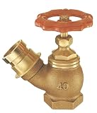 三栄水栓 【消火栓】 差込45度 呼び25 V18-25