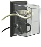 LectraLock - Baby Safety Electrical Outlet Cover - Duplex Style (single screw type) - Deep Cover by 