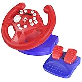 EasySMX Kirin 37C1 ゲーム用ハンドル Nintendo Switch マリオカートハンドル 90度レーシングホイールとリニアペダル Nintendo Switch/Lite/OLED/PC/PS3/Android用