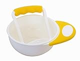 ベビー食器　お食事　ボウル　出産祝い　離乳食調理器具　破砕　研削ボウル　ベビーフード研磨器具　赤ちゃん　調理セット 離乳食用　安全　便利　簡単　実用性（白・黄）