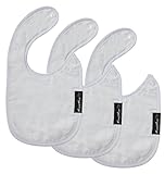 ママ2ママ Wonder Bib、ホワイト/ホワイト/ホワイト、幼児、3-カウント