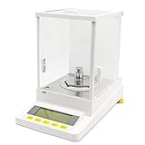 Hanchen FA-1004 0.1mg~100g 計量分析用電子天秤 デジタルスケール 高精度電子天びん 精密計量天秤 業務用電子計量器はかり 受け皿はかり 風袋引き機能 ガラス風防 (FA100