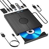 外付けDVDドライブ 外付けCDドライブ 外付け パソコン DVD 外付け ｄｖｄ ドライブ 外付け 7-IN-1 高速 静音 超軽量 USB 3.0接続 Type-C TFカード/SDカード/CD/DVDディスク読取/書込 Win11/10/8.1/7/Vista/2003/XP/Mac OS/Linux に対応