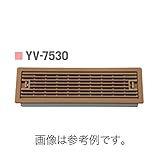 【個人宅配送不可】【6セット】 ルームガラリ 風量調節機能なし ダークブラウン 274×90×38.4mm YV-7530-DB 床下 換気用 JOTO 城東テクノ アミ【代不】