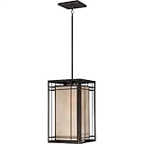 Quoizel HC5203IB Hillcrest with Imperial Bronze Finish, Outdoor Chandelier, Brown by Quoizel