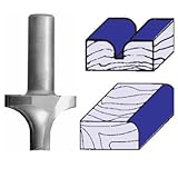 Whiteside Router Bits 2057 Plunge Round Over Bit with Plunge Point 3/8-Inch Radius, 1-Inch Large Dia