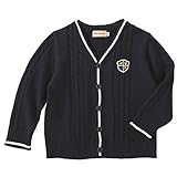 ミキハウス(mikihouse) チルデン風ニットカーディガン (13-6801-959) 110cm 紺（03）