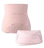 iLoveSIA (アイラブシア) マタニティベルト 産後リフォームセット 術後腹帯 骨盤ベルト ピンク L