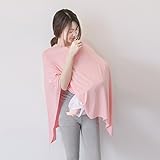 授乳ケープ ポンチョストール 360度安心授乳ケープ育児 ポンチョ マタニティウェア 授乳ストラップ付き 出産祝い (ピンク 粉)