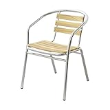 ガーデンアルミウッドチェア【カメリア -CAMELIA-】2脚セット（ガーデン　イス　２脚）