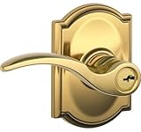 Schlage Lock Company F51ASTA605CAM F51A ST ANNES 605 CAM 16211 10027 CAMELOT Deco Rose Entry by Schl
