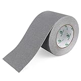 BOMEI PACK 滑り止めテープ グレー 幅100mm 15M 滑り止めテープ 粘着テープ 防水 階段 脚立 床 屋外 屋内 転倒防止 安全対策