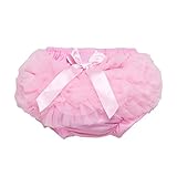 エルフ ベビー(Fairy Baby) 夏 ショートパンツ 子供服 キュロットパンツ スカートパンツ 女の子 チュチュスカート (S, ピンク)