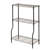 ルミナス ガーデンラック ポール径19mm 屋外使用可 ガーデニング専用ラック 3段 幅59.5×奥行29.5(上部奥行24.5)×高さ90.5cm GR6090BD-3