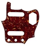 カスタム For Fender Japan Reissued Jaguar Style ギターピックガード (4プライレッドトータス)