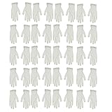 uxcell パウダー フリー ラテックス グラブ アイボリー ソフト ラバー ディスポーザブル 24ペア