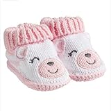 カーターズ(Carter's)女の子ピンクくまちゃんベビークロシェットブーティー newborn(新生児用,-55cm) 出産祝い,防寒ルームシューズ,グローブ,出産祝いギフトプレゼント [並行輸入品