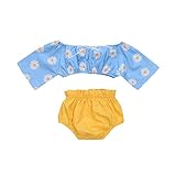 XWBJP ベビー服 上下2点セット ストラップレス ズボン 女の子 ショートパンツ シャツ セットアップ
