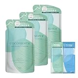COCONSUPER(ココンシュペール) 【エアリーブルーム】 インナーコンフォート シャンプー 詰め替え 320ml×3 セット おまけ付き | ノンシリコン アミノ酸シャンプー ヘアケア メンズ レディース