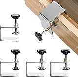 CMD クランプ コの字 金具 引き出し 止め金具 調節可能な 締付 前部取り付けクランプ DIY 挟む テーブルクランプ 固定金具 木工 作業 切削 寝室 バスルーム キッチン 壁掛け 4個セット