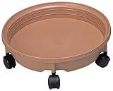 鉢受プレートキャスター付き 350 2台組 ブラウン hati350-2P-BR