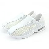 ナース シューズ スニーカー エアー メッシュ 仕事 看護 立ち仕事 オフィス ナースシューズ LL(24.5～25.0cm) ホワイト