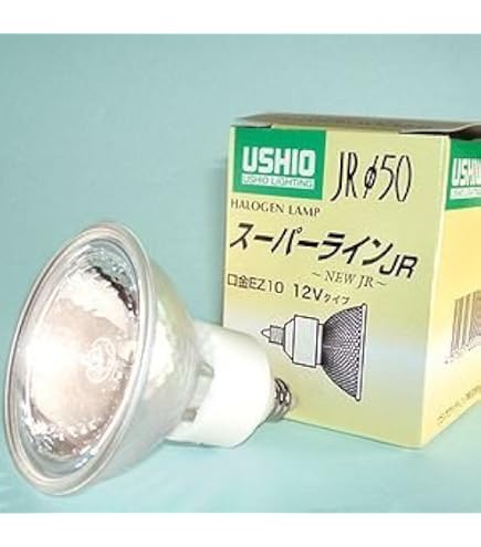 Amazon | ウシオ JR12V50WLM/K/EZ-H 10個セットハロゲンランプ JRφ50