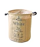 英字 ストッカー バスケット 収納 麻 ジュート インテリア シャツ靴下 洗濯物 野菜 食品 小物 タオル おもちゃ 工具 ガーデニング お掃除 おむつ ベビー 洗面 衣類 トイレ 玄関 生活雑貨 [White Castle] (white