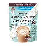 【3個セット】森永乳業 ミライ Plus プラス お肌のうるおい対策プロテインパウダー 300g×3個セット