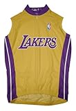 NBA Los Angeles LakersメンズノースリーブCycling Jersey XL